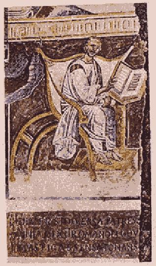 Augustine of Hippo (6th century mosaic)